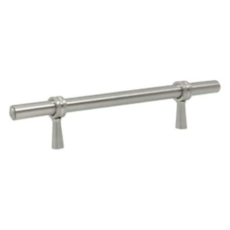 Patioplus 6.5 in. Adjustable Pull, Satin Nickel - Solid PA831491